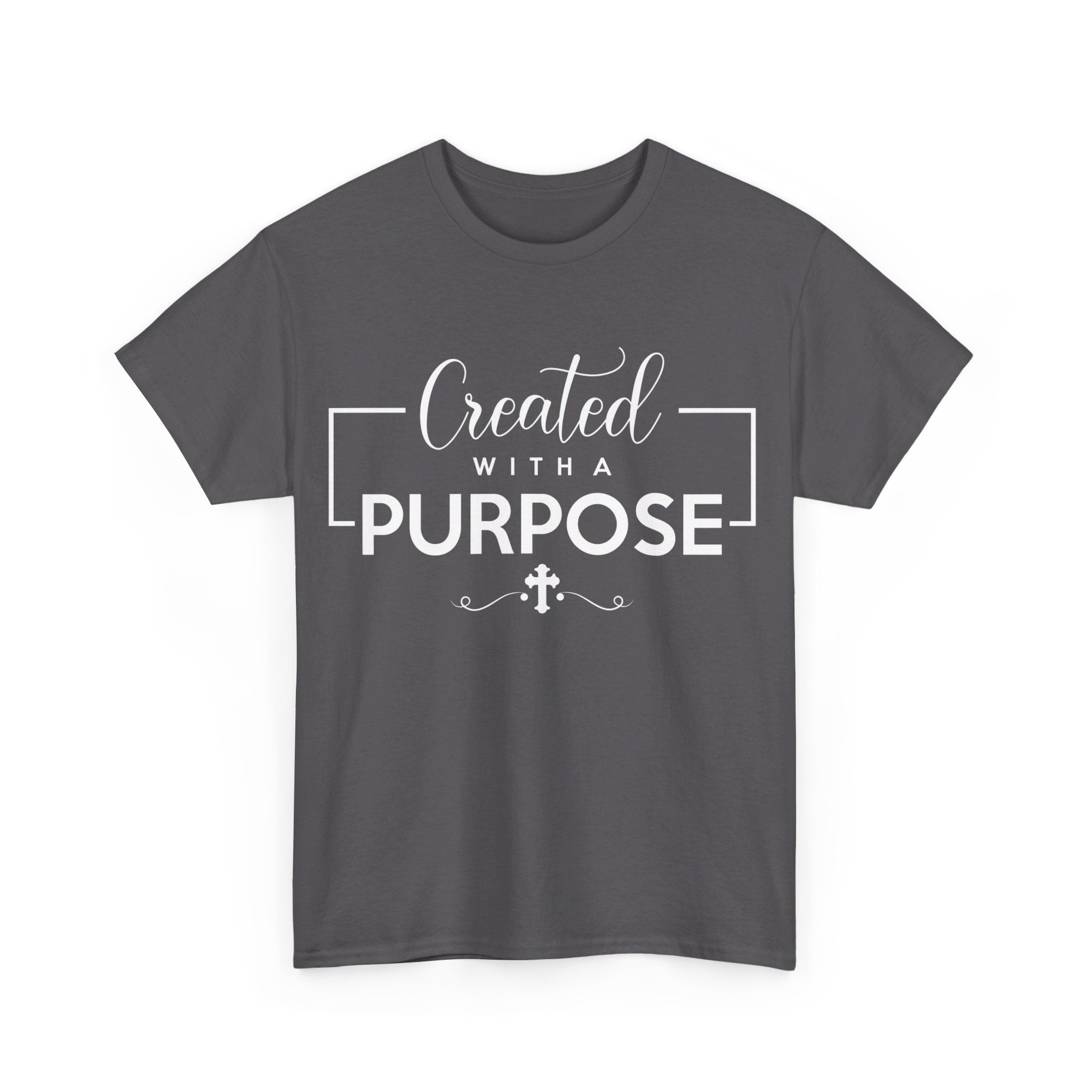 Created with purpose Heavy Cotton Tee