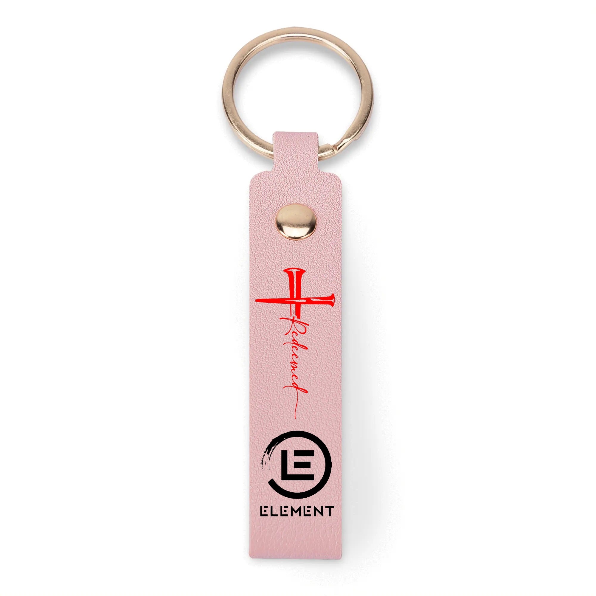 Element Youth Handcrafted Leather Loop Keychain