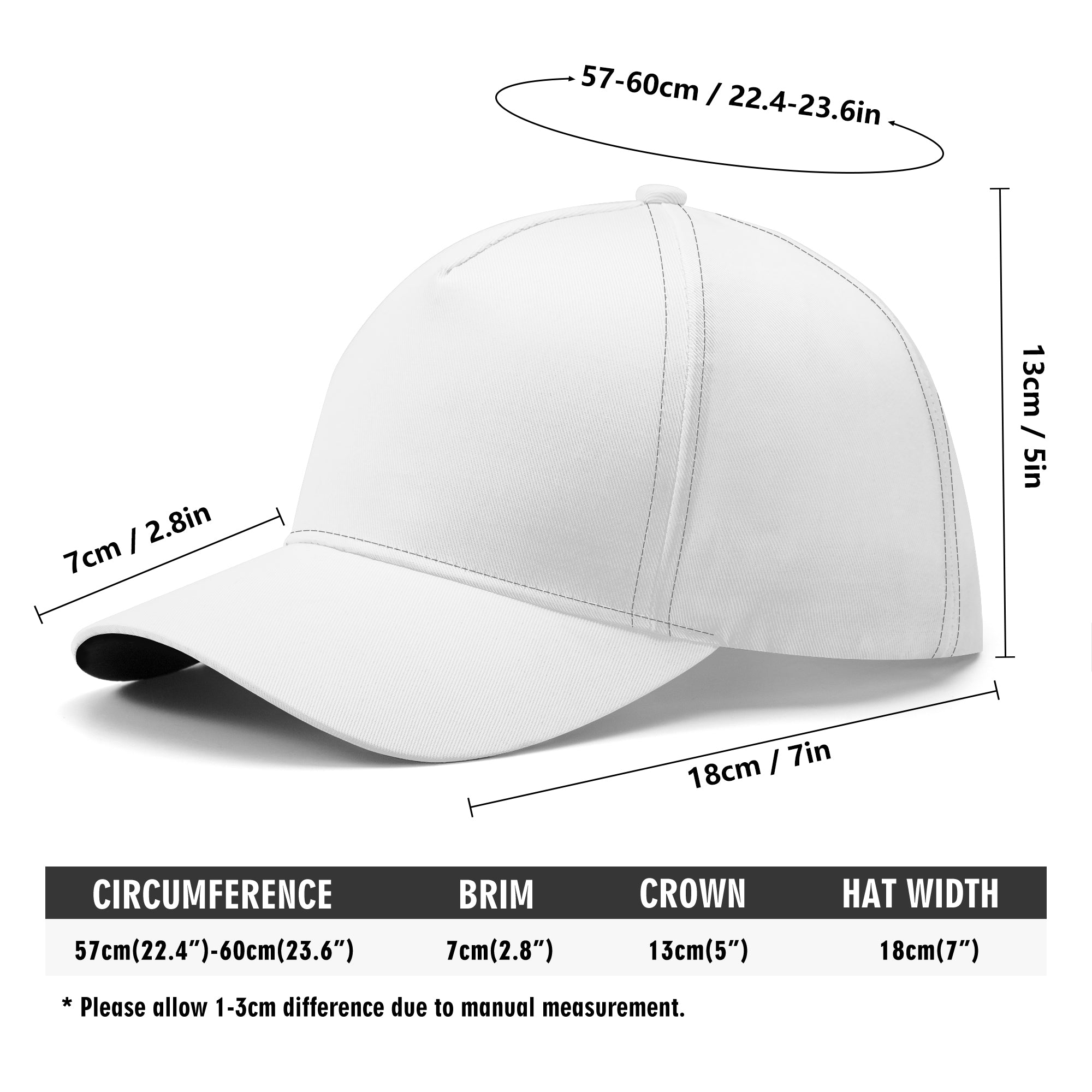 White Baseball Cap